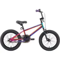 Bikestar BI-16-BX-02-BKBE, BMX-Rad, Kinder, Unisex, Anfällig, Stahl, Schwarz, Blau