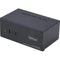 StarTech.com 2-port And 2-display Displayport Kvm 4k 60hz Switch
