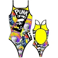 Turbo Punk London Badeanzug Mit Dünnen Trägern