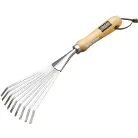 Siena Garden Fächerbesen Inox m. Holzgriff