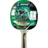 Donic Donic-Schildkröt Tischtennisschläger Legends 400 FSC, 1,6 mm Schwamm, FSC Holz, Jade - ITTF Belag, 705241