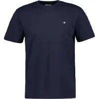 Gant T-Shirt "T-Shirt Reg Shield 1er Pack", Herren, Gr. M, blau, Obermaterial: 100% Baumwolle CO., Shirts T-Shirt