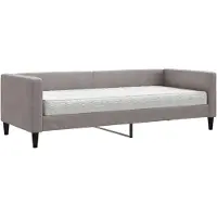 vidaXL Tagesbett mit Matratze Taupe 80x200 cm Stoff