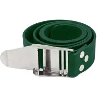 Tecnomar Rubber Belt Inox Buckle Green One Size