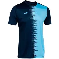 Joma City Ii Kurzarm-t-shirt Blau 2XL Herren Blau 2XL