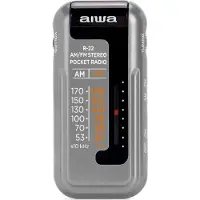 Aiwa R-22SL, Tragbar, Analog, AM, FM, 87 - 108 MHz, 52 - 170 kHz, 3,5 mm