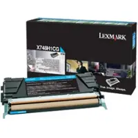 Lexmark X748 Projekt-Tonerkassette Cyan mit hoher Kapazität