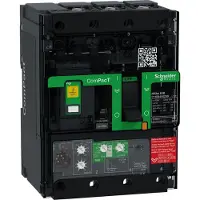 Schneider Electric C11B34V025B Kompaktleistungsschalter mit Differenzstromschutz ComPacT NSXm mit MicroLogic 4.1 VIGI 25A 3P 25kA/415V Sammelschiene