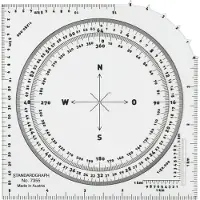 Standardgraph Karten-Winkelmesser