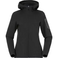 Bergans Sweatjacke Kamphaug Knitted Hoodie Damen Dark Shadow Grey 2025-XL