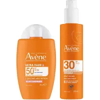 Eau Thermale Avene Fluid Radiance and Sun Cream Bundle