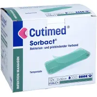 ApoHomeCare GmbH Cutimed Sorbact Tamponaden 2x50 Cm 12 St