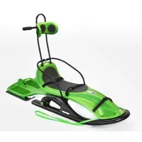 KHW Schlitten Snow Comfort grün - Schneefahrzeug für Personen mit Handicap