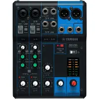Yamaha MG06 Analoges Mischpult mit Gear4music Tasche