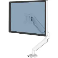 Fellowes Einzel-Monitorarm Monitorhalterung Platinum Series Weiß bis 9kg und 30''