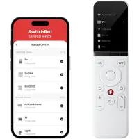 Switchbot Universal Remote, Universal, IR Wireless, Drucktasten, Eingebautes Display, Wiederaufladbar, Weiß