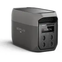 EcoFlow DELTA 3 Max, Lithium-Eisen-Phosphat (LiFePO4), AC, Zigarettenanzünder, Solar, 2048 Wh, 2400 W, 220 - 240 V, 11 - 60 V