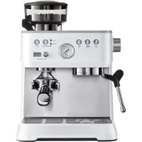 Solis Siebträger Kaffeemaschine 54 mm Siebhalter Milchaufschäumer Bohnenmahlwerk