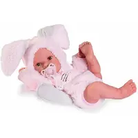 MuÑecas Antonio Juan geborene Babypuppe Erika Häschen Rosa Rosa One Size