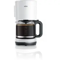 Braun Breakfast1 Kaffeemaschine KF 1100 Weiß KF101AI-KF1100WH