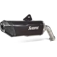 Akrapovic Slip-on Line Auspuffsystem mit EG-BE S/O 2-1 TI BL - F750/850/900 GS/ADV 18-