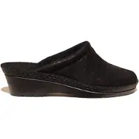 Rohde Hausschuhe Neustadt-50 2450 Damen Black-Schuhgröße 36