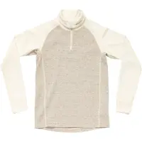 Devold Duo Active Merino Zip Neck Jr Pullover, Raw White, 10 Jahre