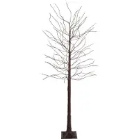 Luca Lighting Weihnachts-Stehleuchte brauner Baum 180cm inkl. LED mit Timer IP44 - Ki