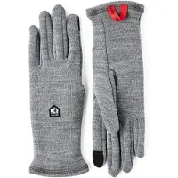 Hestra - Gravita Merino Liner 5 Finger - Handschuhe Gr 7 grau