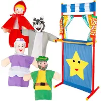 Colorbaby Cucu Show Rotkäppchen Puppentheater Lernspielzeug