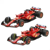 Bburago 78510 F1 2024 Ferrari Sf-24 Sainz & Leclerc 1:43 Automodellbausatz 2 Einheiten