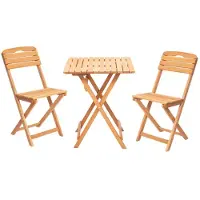 Wellhome Klappbares Gartenset 80x72x60 Cm