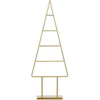 Mica Decorations Dekoration Weihnachtsbaum - L34 x B12 x H90 cm - Eisen - Gold