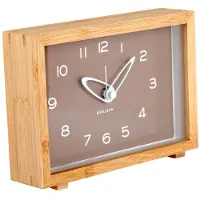 Karlsson - Wecker Tipico - Braun - 19x19x13.8cm