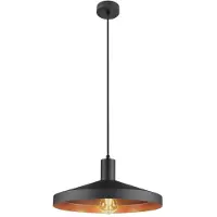 SLV 1010787 Pendelleuchte, E27 Base, TETRA 36, Pendellänge 200 cm, Leuchtmittel inklusive, schwarz