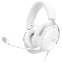 HyperX Cloud III – Gaming-Headset (Weiß), Kabelgebunden, 10 - 21000 Hz, Gaming, 308 g, Kopfhörer, Weiß