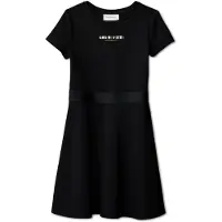 Calvin Klein Kleid für den Alltag IG0IG03099 Schwarz Regular Fit