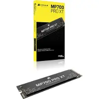 Corsair Microsystems MP700 Pro XT 1 TB SSD (schwarz, PCIe Gen5 x4 NVMe 2.0, M.2 2280, 3D TLC NAND)