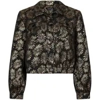Ydence Damen Jacken Jacket Floria - Zwart - Größe S