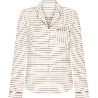 Hunkemoller Langärmelige Jersey-Jacke Essential Weiß