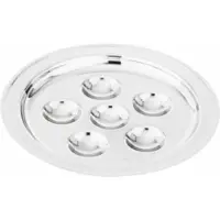 Sambonet Servierschale Elite Snail Plate 12 Holes 31 cm