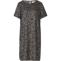 Comma Dresses Grey/black Größe: 44 | Midikleider Outlet | Damen | Grau