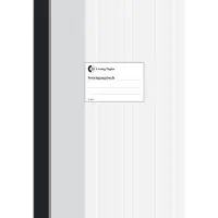 König & Ebhardt Posteingangsbuch DIN A4 70g/m² schwarz/grau 96 Bl.