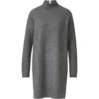 Comma casual identity Strickkleid mit Wollanteil Damen Wolle grau meliert, S 812443-0001-09900
