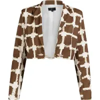 Faina Damen Jacke in Kamel Weiss | Gr.: XL