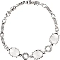 Faina Women Link Bracelet in Silver White | Gr.: onesize