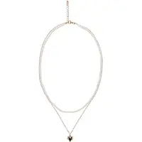 NAEMI Women Necklace in Rose Gold White | Gr.: onesize