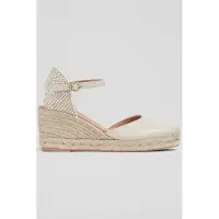 Lk bennett Cs Marissa Buckle Espadri Ecru Größe: 37 | Espadrilles Outlet | Damen | Braun