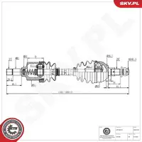 ESEN SKV Antriebswelle 40SKV034