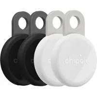 Chipolo LOOP Schwarz/Weiss 4-Pack